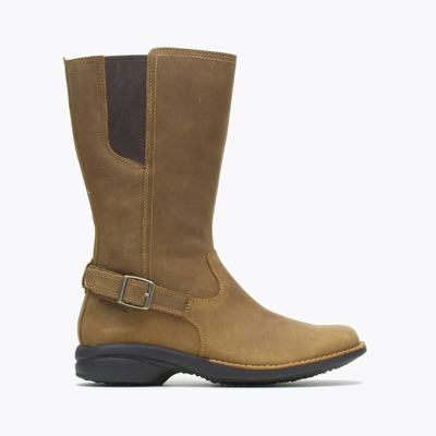 Tienda Merrell Mexico Merrell Moab Adventure Chelsea Polar Waterproof Botas Para Hombre Marrom